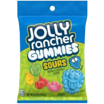 Jolly Rancher Gummies Sours 184g 