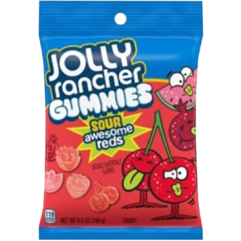 Jolly Rancher Gummies Sour Awesome Reds 184g 