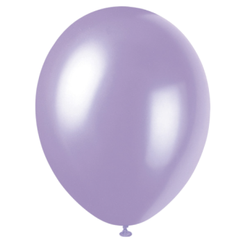 Unique Pearlized Lovely Lavender 12in Premium Balloons 8pk 