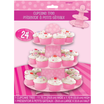 Unique Party Pink Cupcake Tree Stand 