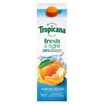 Tropicana Fresh & Light Morning Orange with Mandarin and Apple 850ml