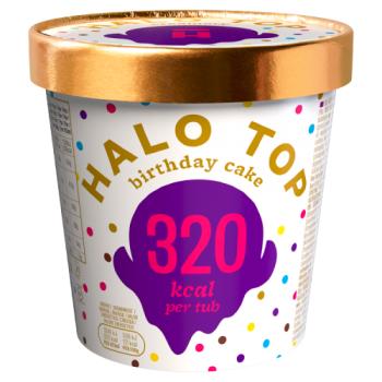 Halo Top Birthday Cake