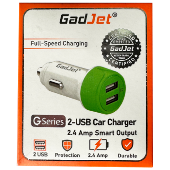 Gadjet 2-USB Car Charger 