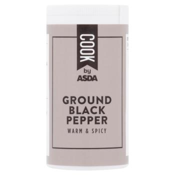 Asda Cook Ground Black Pepper 25g