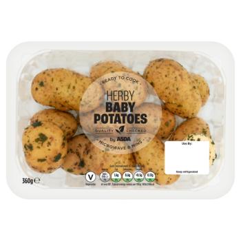 ASDA Herby Baby Potatoes 360g