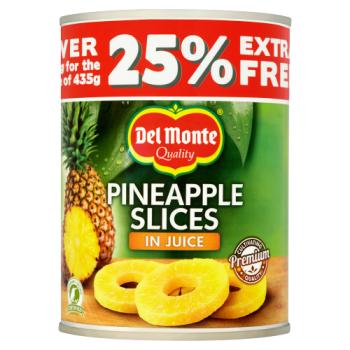 Del Monte Pineapple Slices in Juice 565g