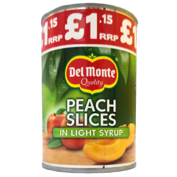 Delmonte Peach Slices in Light Syrup 420g PM £1.15 