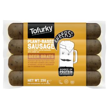 Tofurky Plant-Based Sausage Beer Brats 250g