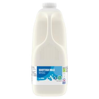 Asda Whole Scottish Milk 4 Pints/2272ml