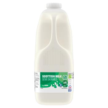Asda Scottish Milk Semi Skimmed 4 Pints/2272ml