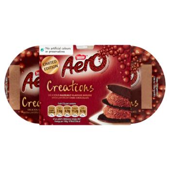 Aero Creations Chocolate Hazelnut Flavoured Mousse 4x57g