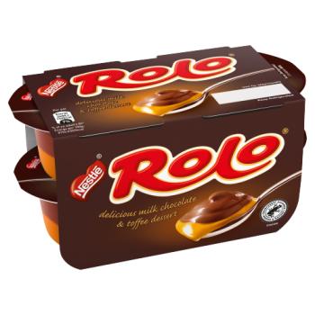 Rolo Delicious Milk Chocolate & Toffee Dessert 4 x 65g (260g)
