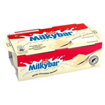 Milkybar Smooth and Creamy White Chocolate Dessert 2 x 65g (130g)