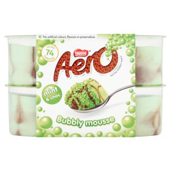 Aero Mint & Choc Bubbly Mousse 4 X 58g (232g)