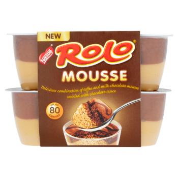 Rolo Milk Chocolate & Toffee Mousse 4 x 50g