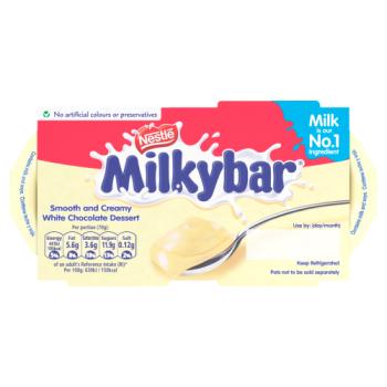 Milkybar White Chocolate Dessert 2 x 70g