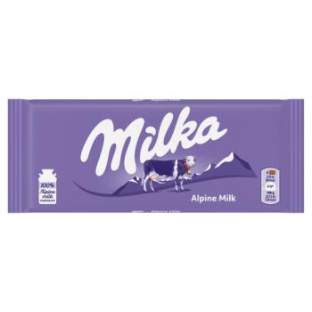 Milka Milk Chocolate Tablet 100g