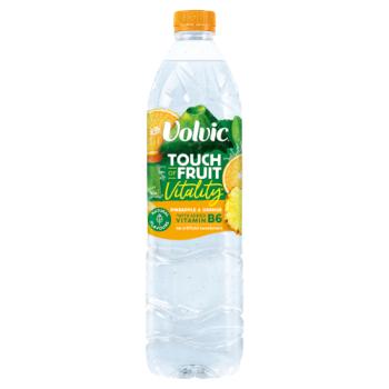 Volvic Touch of Fruit Low Sugar Pineapple & Orange Vitality Natural Flavoured Water 1.5L