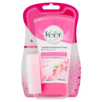 Veet In Shower Hair Removal Cream with Silky Fresh 150ml
