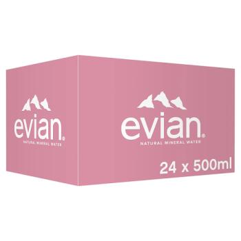 evian Still Natural Mineral Water 24 x 50cl