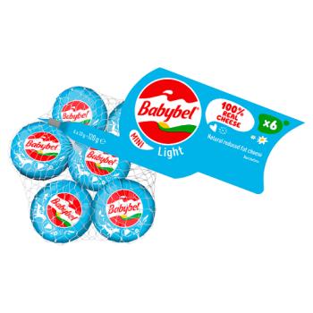 Mini Babybel Light Cheese Snacks 6 x 20g
