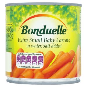 Bonduelle Extra Small Baby Carrots 400g
