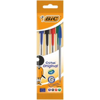 BIC Cristal Original Ball Pens x4