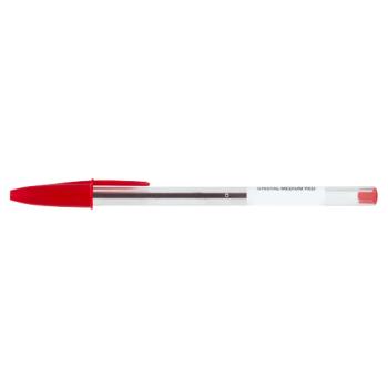 BIC Cristal Medium Red Ballpoint Pen
