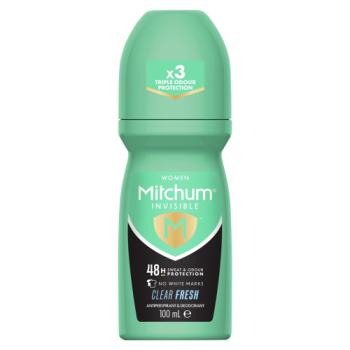 Mitchum Women Invisible 48HR Protection Clear Fresh Antiperspirant & Deodorant Roll-On 100ml