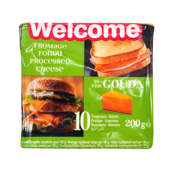 Welcome Processed Gouda Cheese Slices 200g 