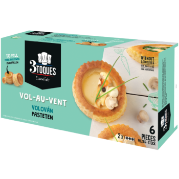 3 Toques Essentials Vol-Au-Vents 6 Pieces 159g