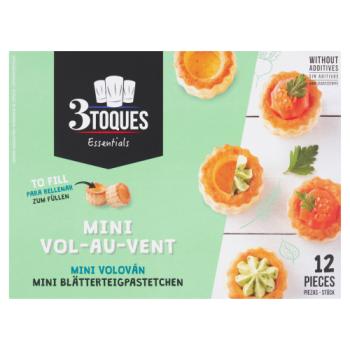 3 Toques Essentials Mini Vol-Au-Vent 12 Pieces 66g
