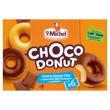 St Michel 6 Choco Donut 180g