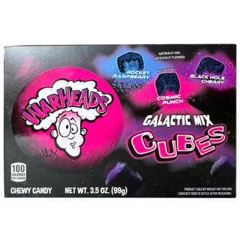 Warheads Galatic Mix Cubes Chewy Candy 99g