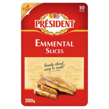 PRÉSIDENT Emmental Slices 200g