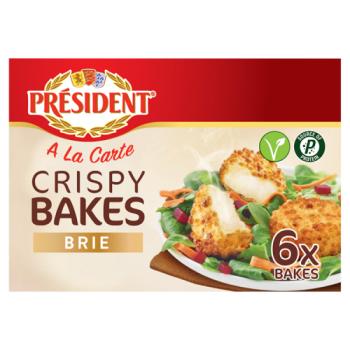 Président A La Carte Crispy Bakes with Brie 6 x 25g (150g)