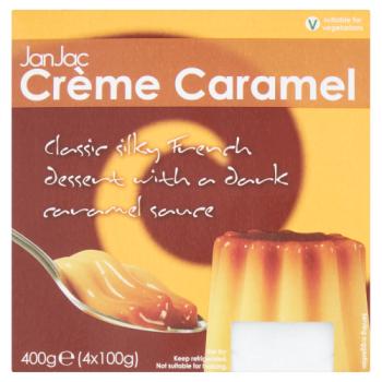Jan Jac Crème Caramel 4 x 100g (400g)