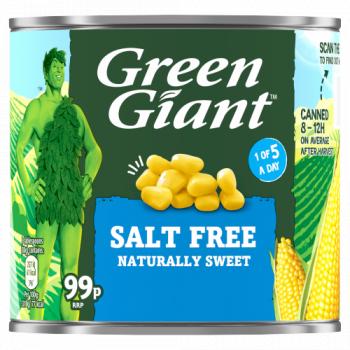 Green Giant Salt Free 340g