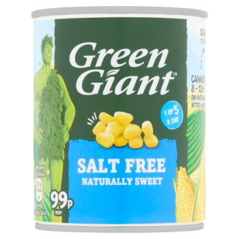 Green Giant Salt Free 198g