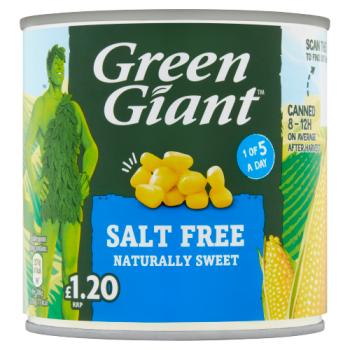 Green Giant Salt Free 340g