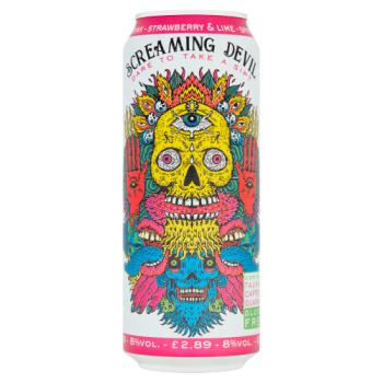 Screaming Devil Strawberry Lime Spirited Drink 500ml