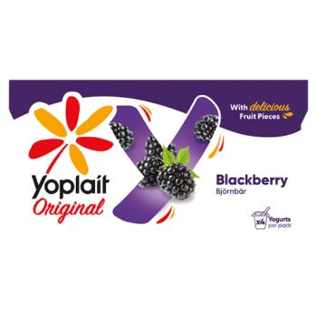 Yoplait Original Blackberry 4 x 125g (500g)
