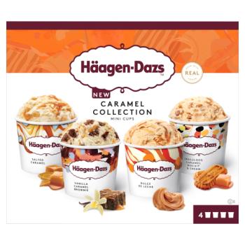 Häagen-Dazs Caramel Collection Mini Cup Ice Cream 4 x 95ml
