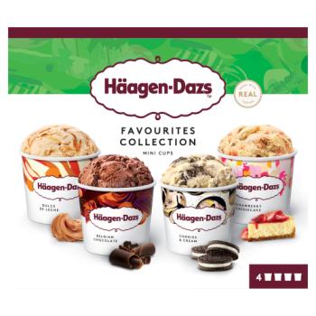 Häagen-Dazs Favourites Collection Ice Cream Minicups 4 x 95ml