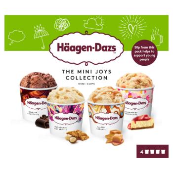 Häagen-Dazs Minicups Ice Cream 4 x 81g (324g)