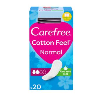 Carefree Cotton Aloe Pantyliners 20pk