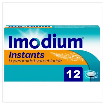 Imodium Instants For On-The-Go Diarrhoea Relief 12 Tablets