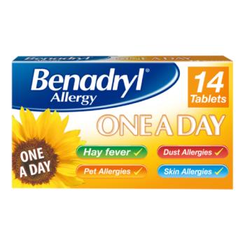 BENADRYL 1-A-DAY 10MG 14TABS G