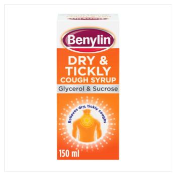 Benylin Dry and Tickly Cough Syrup for Adults and Children 150ml