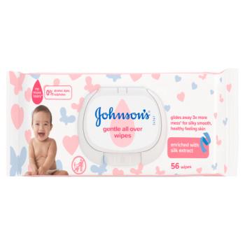 JOHNSON'S® Gentle All Over Wipes 56 Wipes